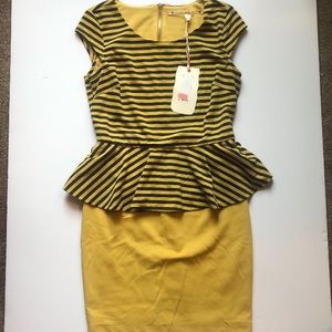 Chelsea & Violet peplum dress